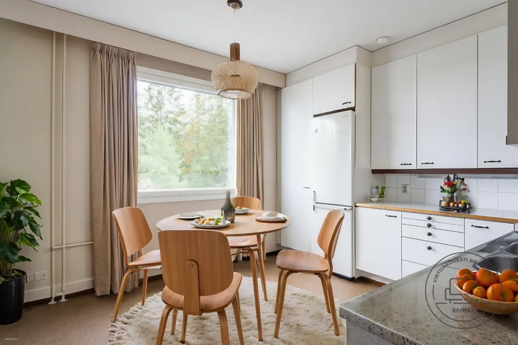 Sala da pranzo - Apartment with Balcony in Annala, Tampere