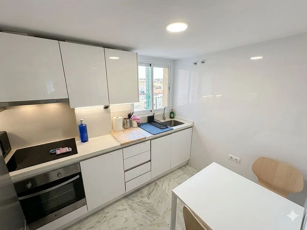 Köök - Penthouse with Terrace in Perchel Sur, Málaga