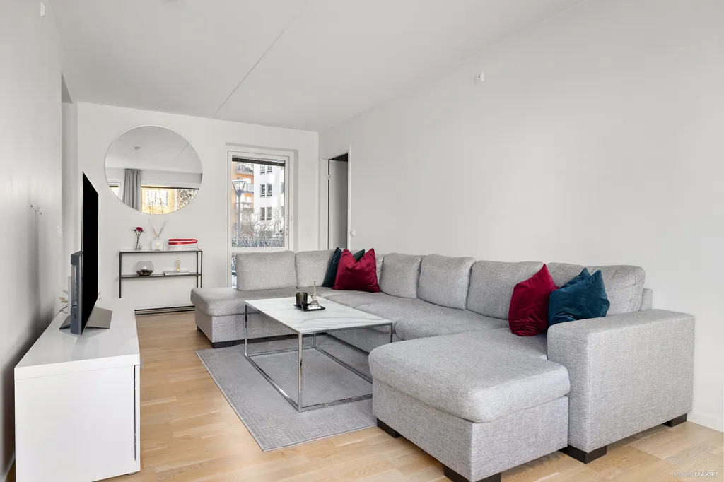 Séjour - Apartment with Balcony in Central Huddinge
