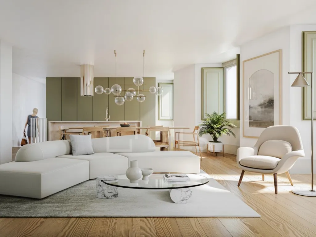 Living Room - Duplex Apartment with Terrace in Beato, Lisbon