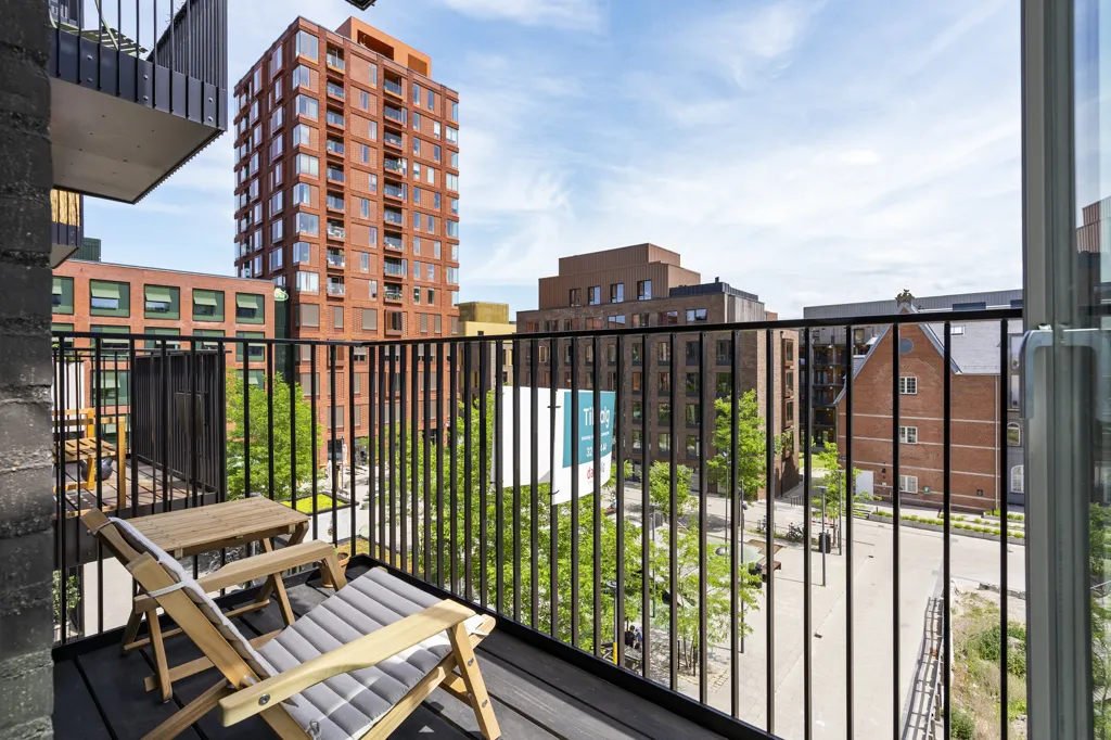 Balcon - Apartment with City View in Copenhagen V