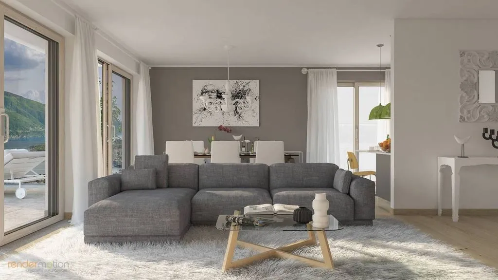 Séjour - Luxury Apartment with Panoramic View in Bergamo