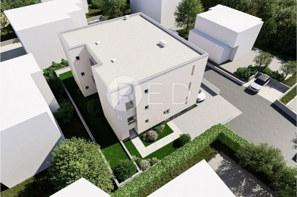 Õhuvaade - Two-Bedroom Apartment with Garden in Zadar