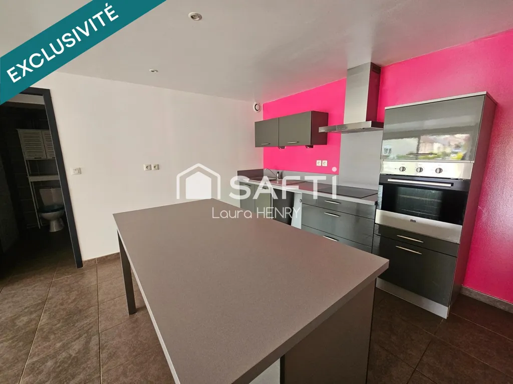 Köök - Renovated Duplex with Balcony in Bras-sur-Meuse
