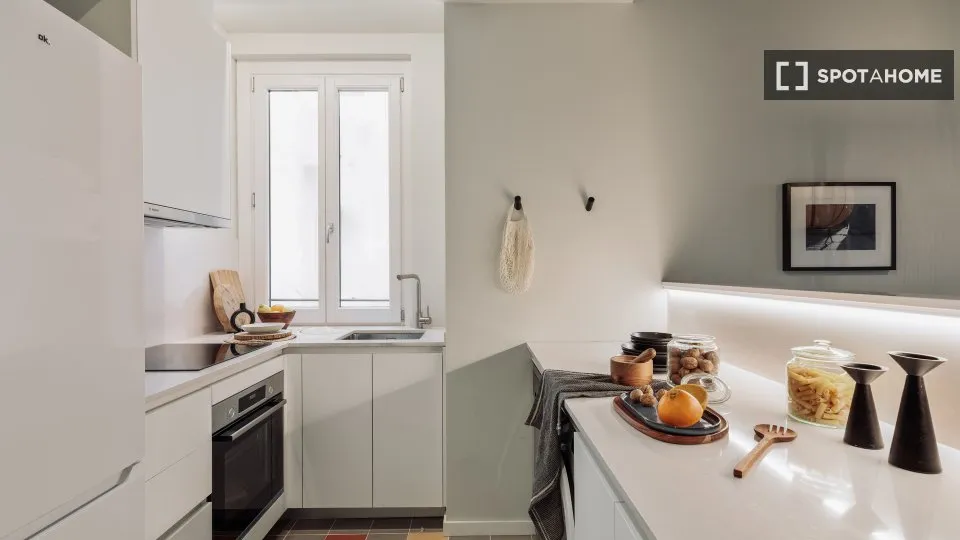 Köök - Amueblado Flat in La Dreta de l'Eixample
