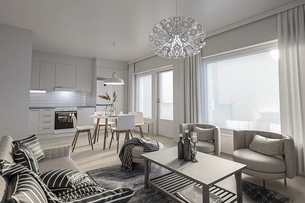 Elutuba - Modern Flat with Balcony in Liedon Centre