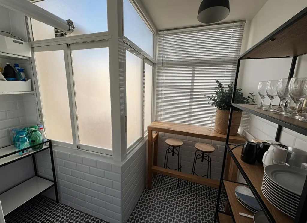 Köök - Modernised Flat with Terrace in Son Cotoner, Palma
