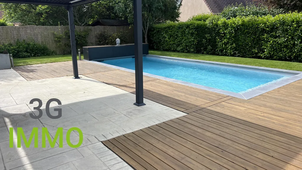 Piscina - Family House with Heated Pool near Chartres