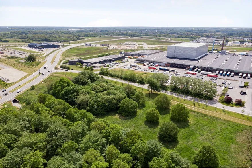 Vista aerea - Business Plot with High Visibility in Odense