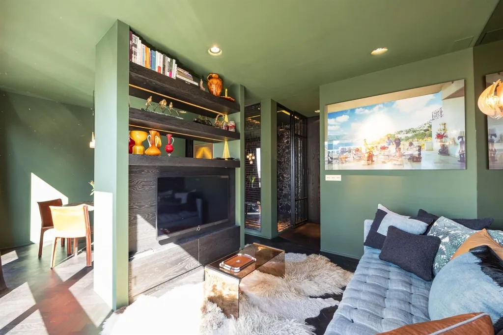 Soggiorno - Glass-Fronted Apartment in Antwerp Centre