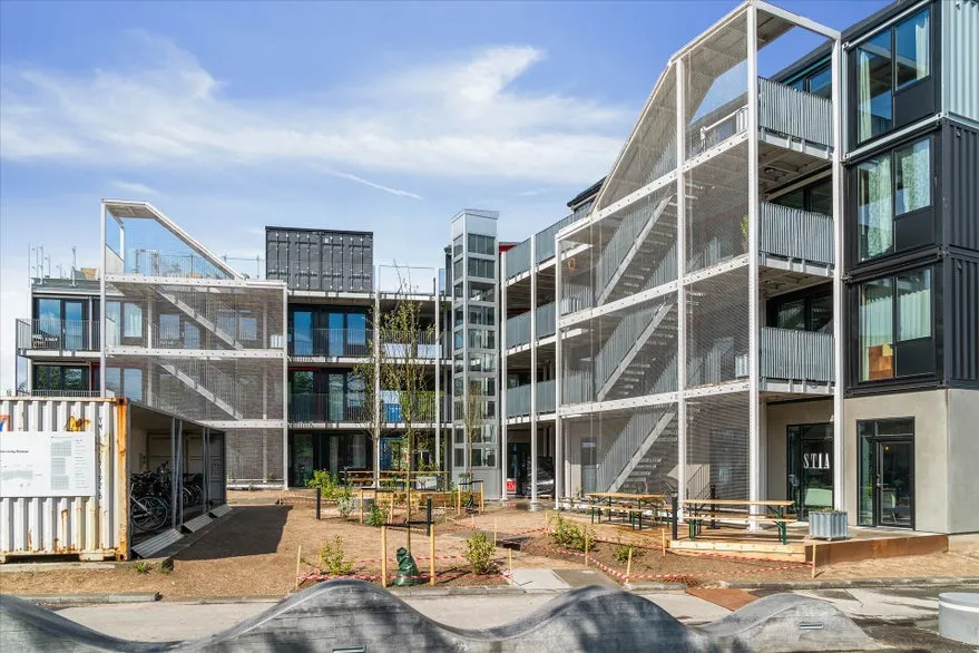 Extérieur - Container Apartments with Balconies in Musicon, Roskilde