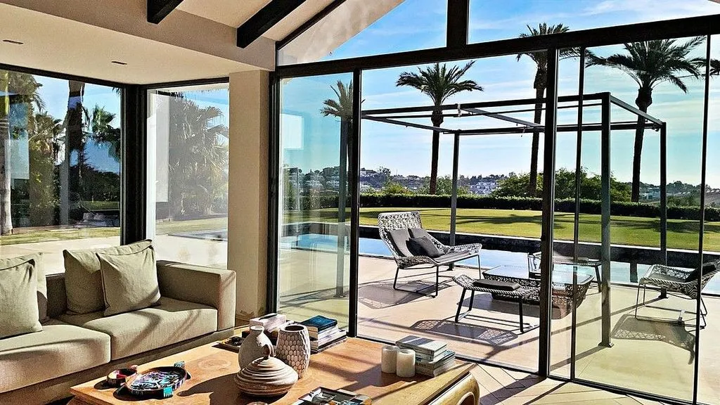 Living Room - Reform Villa with Pool and Terrace in Benahavís