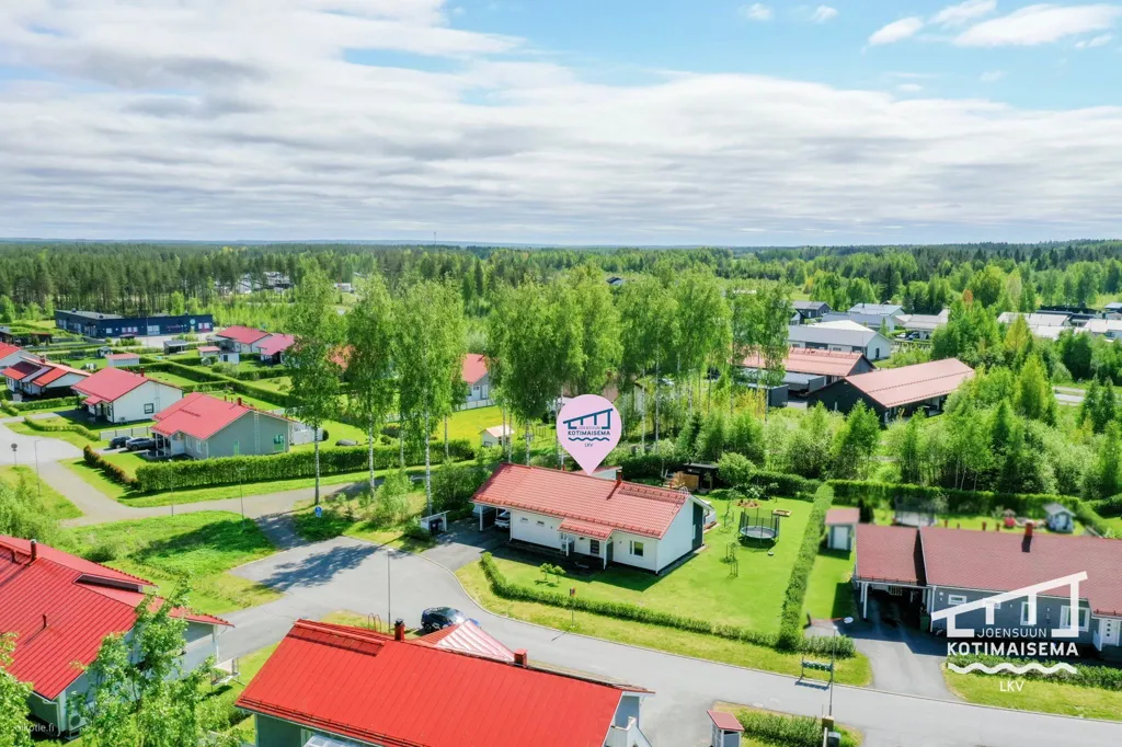 Vista aerea - Modern Detached House with Sauna in Joensuu