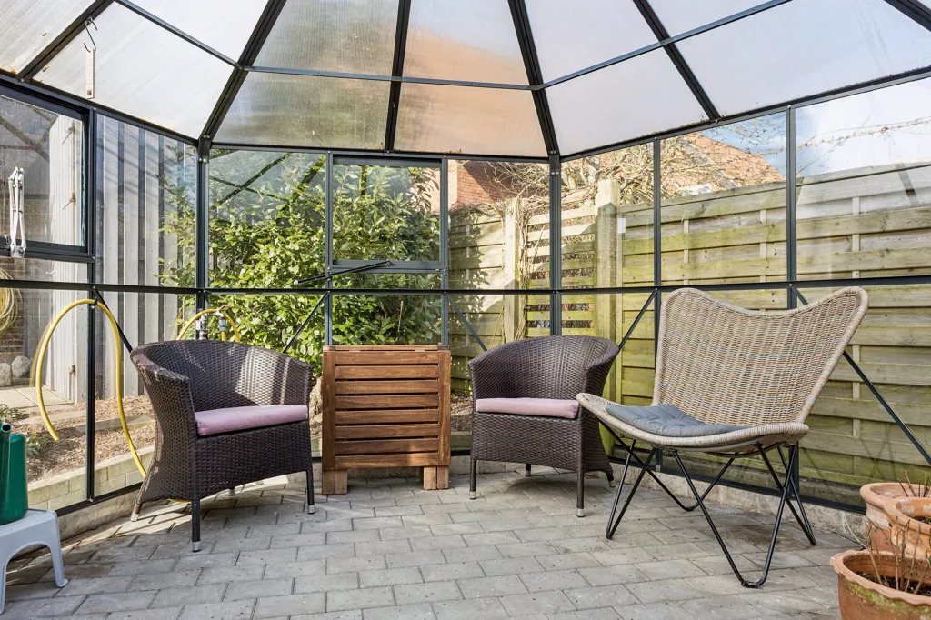 Terrace - Murstensvilla with Garden in Otterup