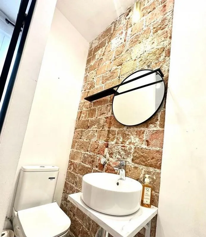 Salles de bain - Furnished Apartment with West View in Madrid