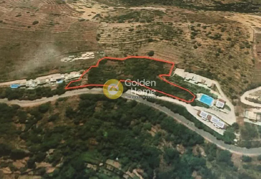 Vista aerea - Plot with Sea View in Rodakados, Crete