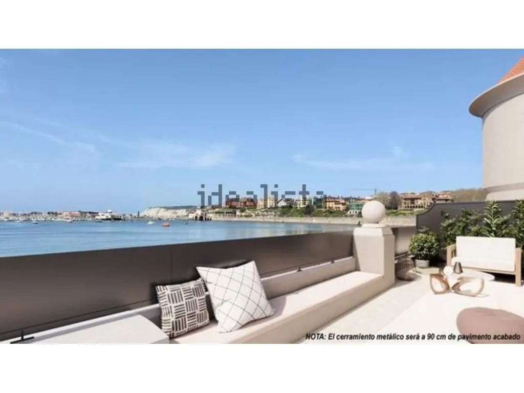 Terrasse - Duplex with Sea View in Getxo