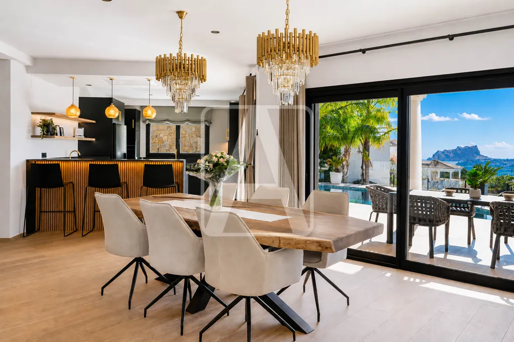 Söögituba - Mediterranean Villa with Sea Views in Moraira