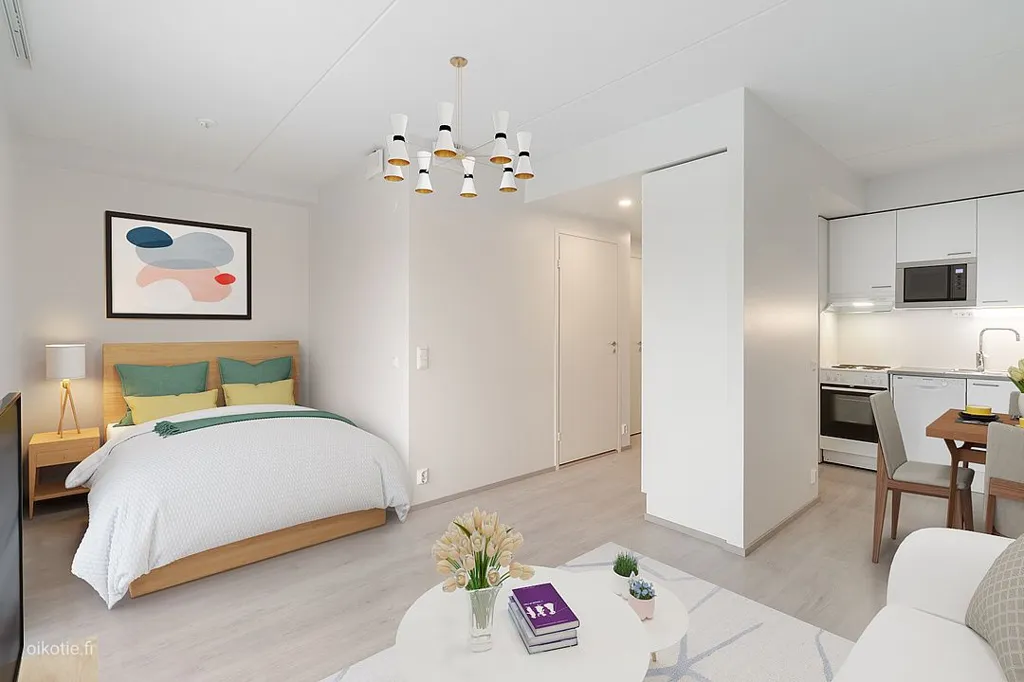 Magamistoad - Modern Studio Flat with Balcony in Espoo