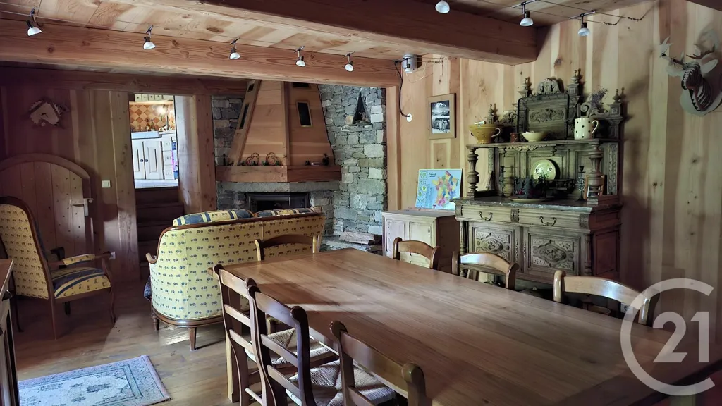 Sala da pranzo - Mountain Chalet with Views in Sainte-Foy-Tarentaise