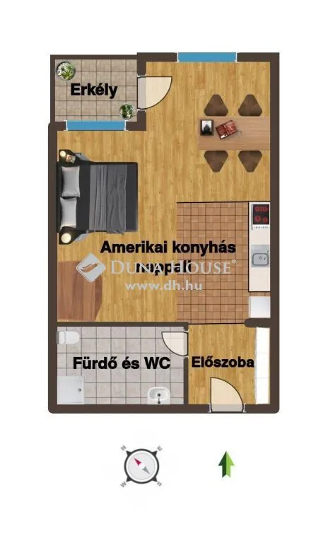 Plaan - Modern Flat with Balcony in Győr