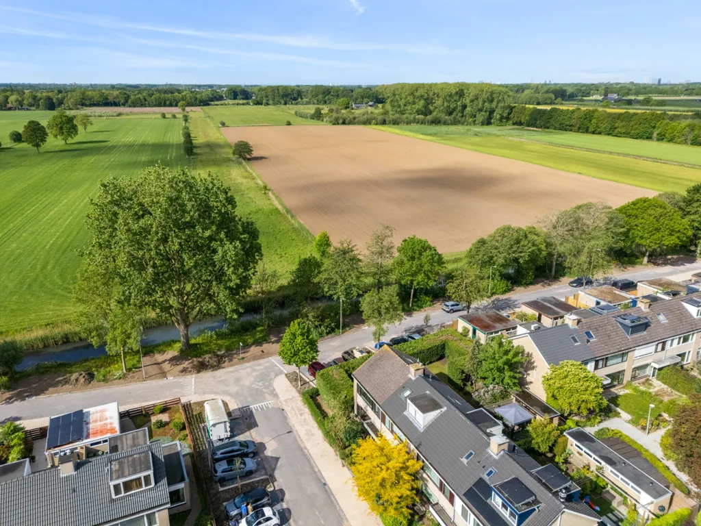 Vue aérienne - Corner House with Garden in Zeist