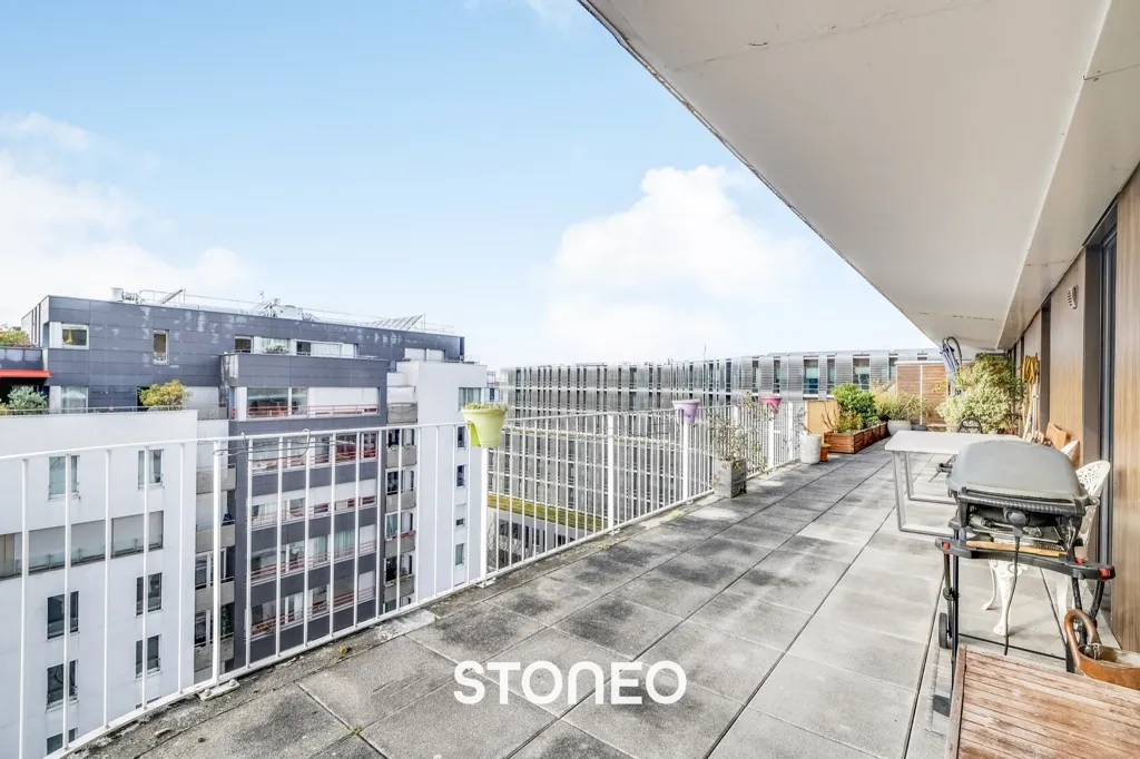 Balcon - Appartement 3 Pièces avec Terrasse à Paris 19