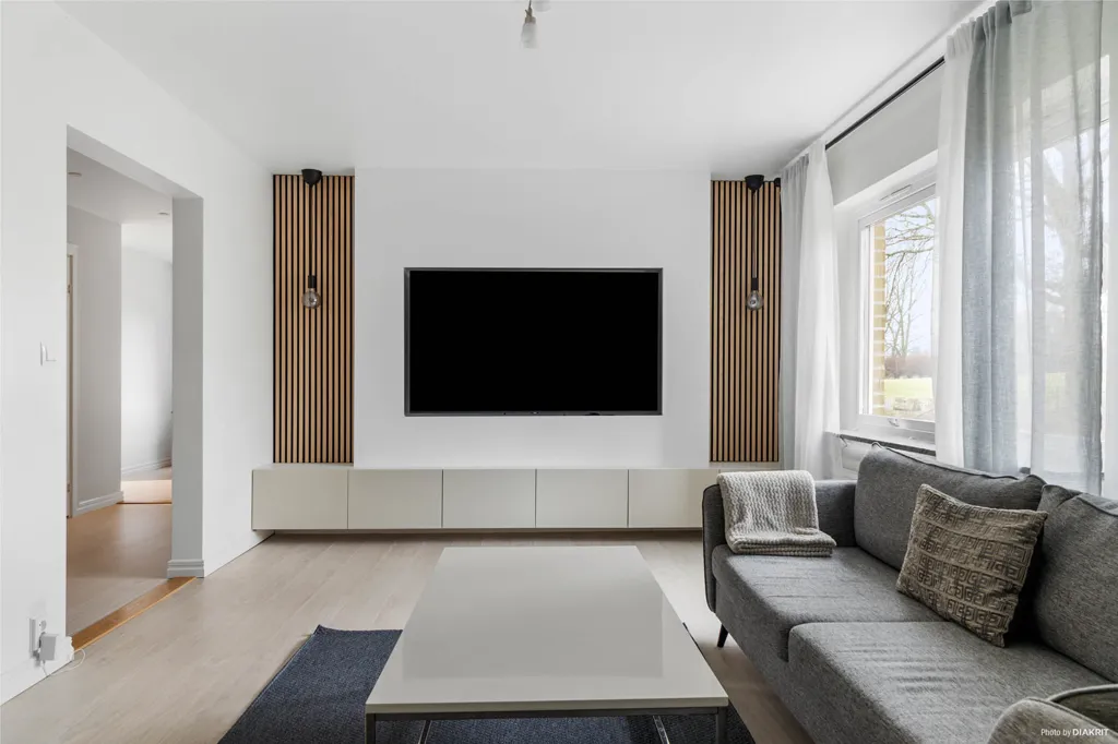 Séjour - Renovated Apartment with Balcony in Åstorp