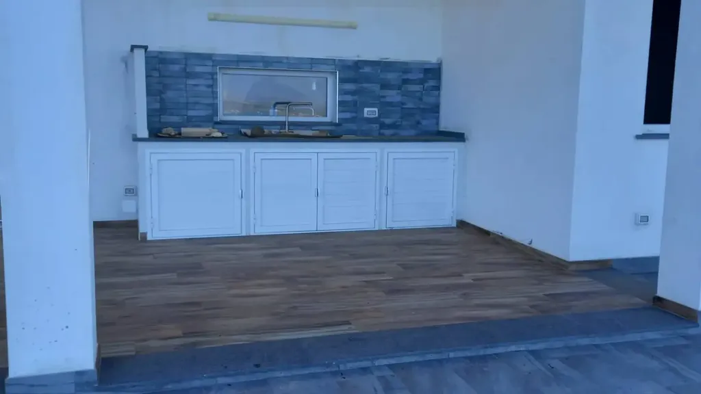 Köök - Newly Built Villa with Sea View in Augusta