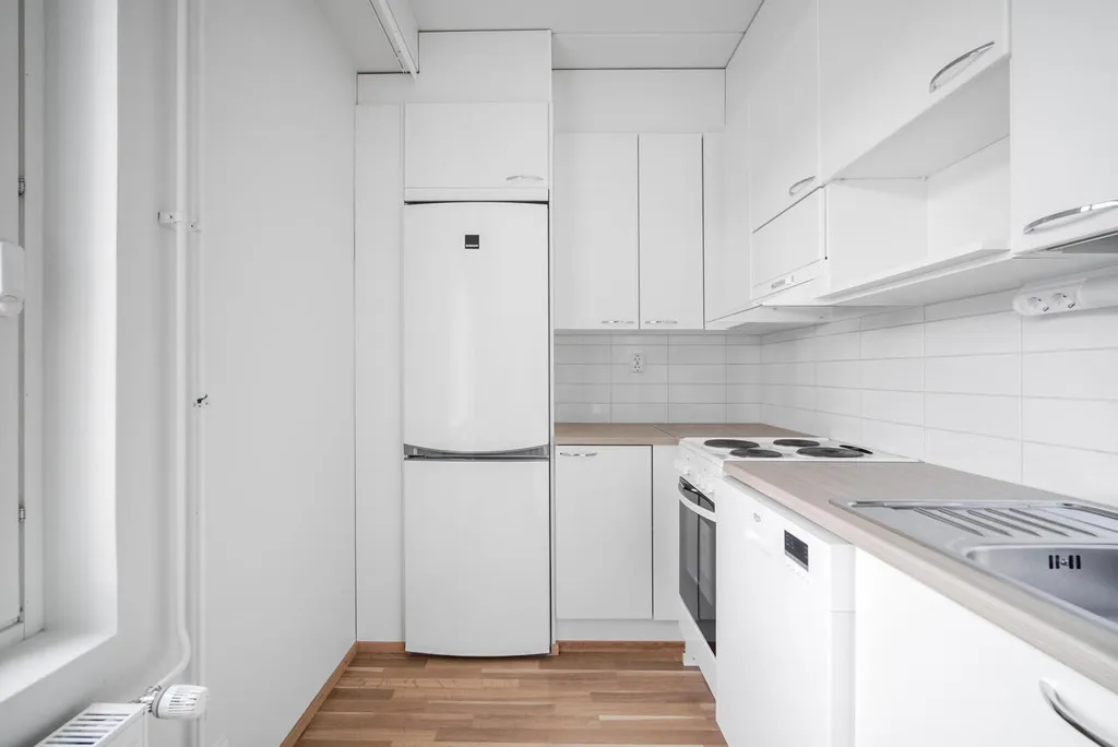 Köök - Apartment with Balcony in Keljonkangas, Jyväskylä