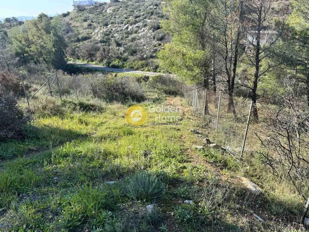 Aed - Plot with Mountain View in Athens East