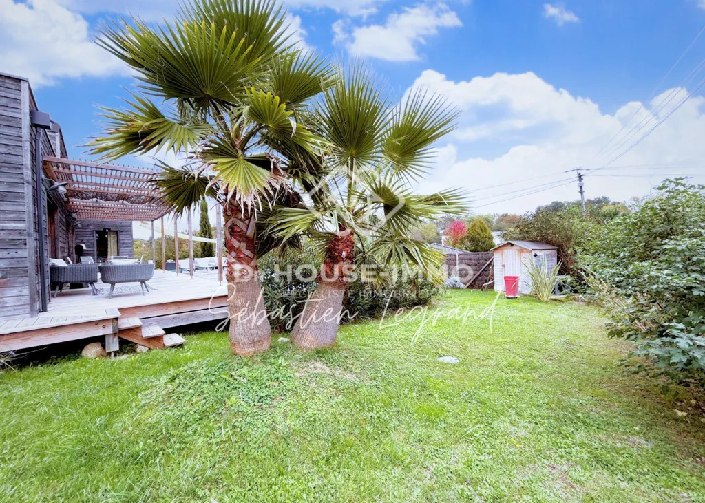 Jardin - Maison en Bois avec Piscine à Bonnetan