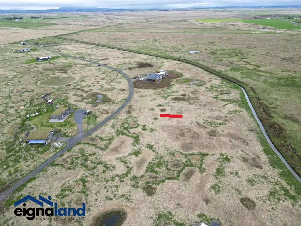 Vue aérienne - Building Site with 29 Plots in Selfoss