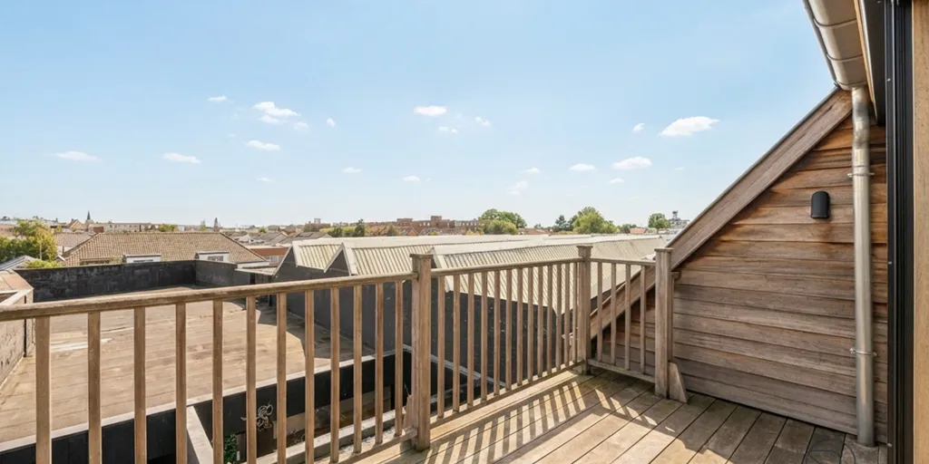 Balcon - Duplex Énergétique avec Terrasse à Roeselare