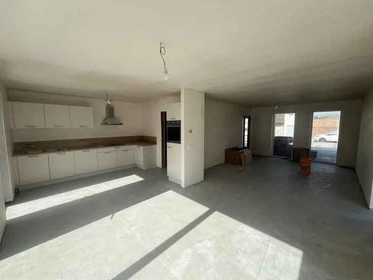 Köök - New Build House with Terrace in Basècles