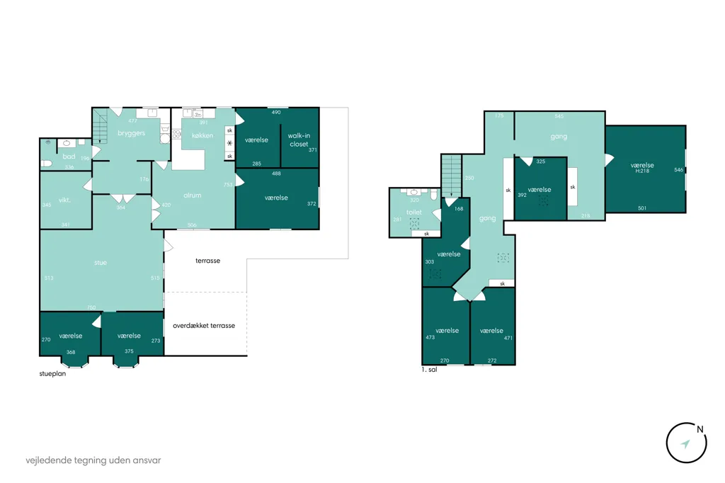 Plan - Modern Villa with Extensive Land in Sinding