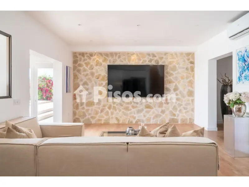 Living Room - Family House with Pool in Son Espanyol
