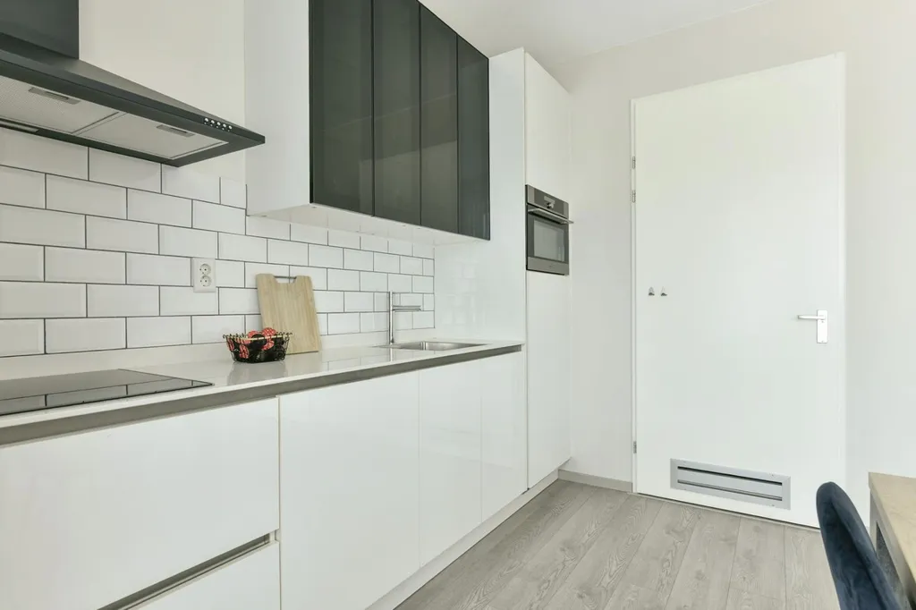 Cuisine - Modern Apartment with Balcony in Diemen