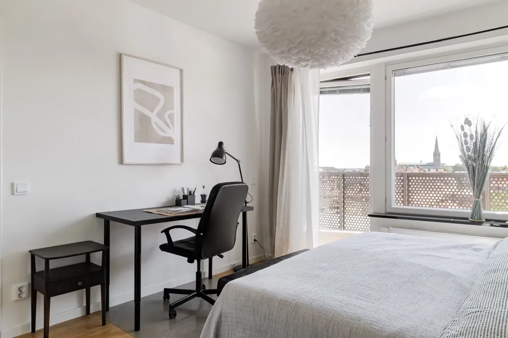 Chambres - Apartment with City View in Central Linköping