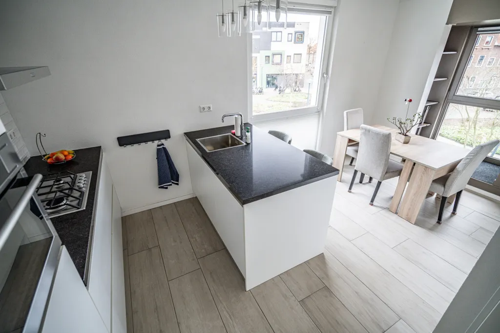 Kitchen - Corner Apartment with Extra Mezzanine in Leiden