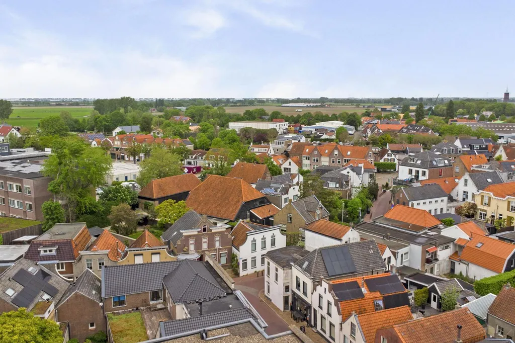 Vue aérienne - Appartement 4 pièces à Dirksland