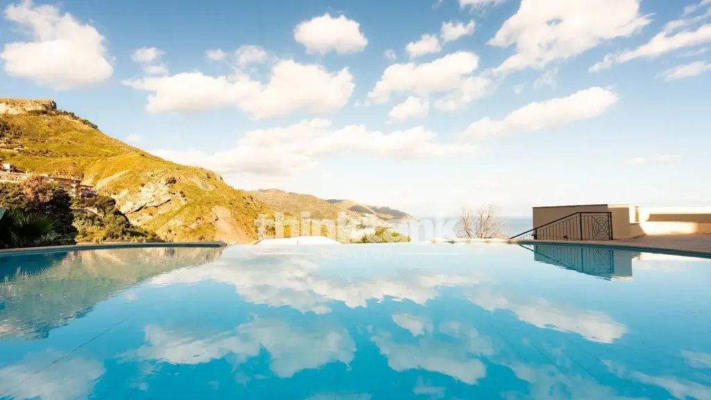 Piscine - Penthouse with Panoramic Terrace in Taormina