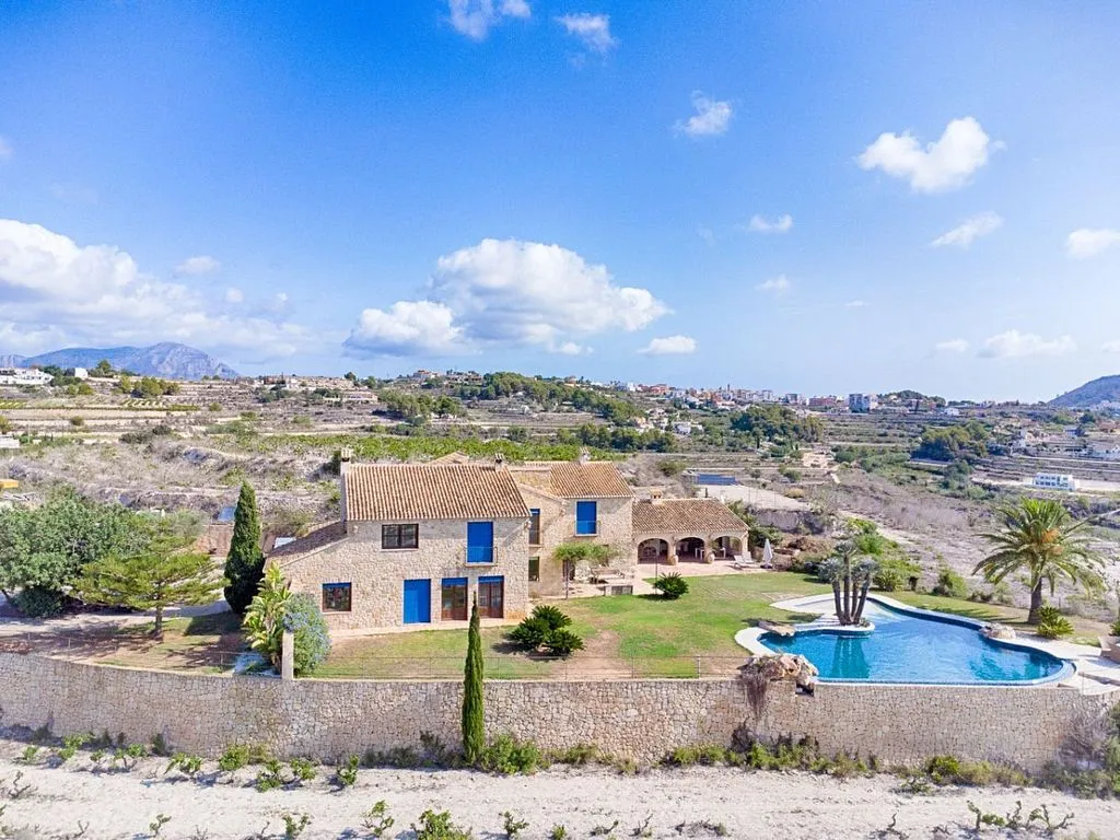 Õhuvaade - Luxury Farmhouse with Pool in Moraira