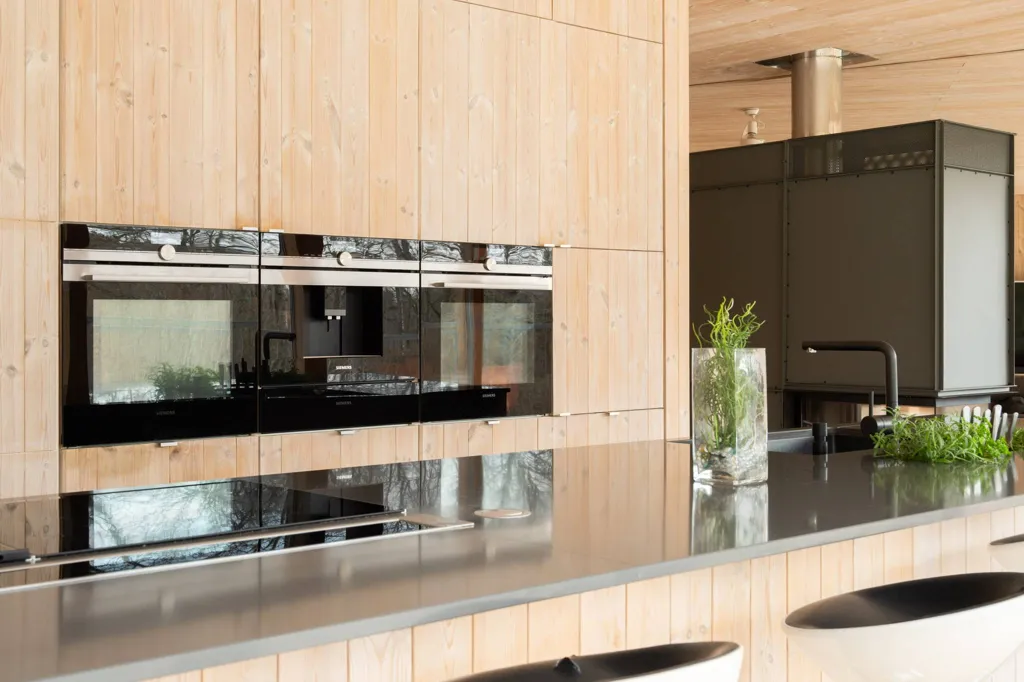 Cucina - Tham & Videgård Villa with Private Bird Pond in Haganäs