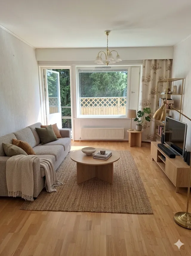 Soggiorno - Sauna-End Flat with Heat Pump in Vilppula
