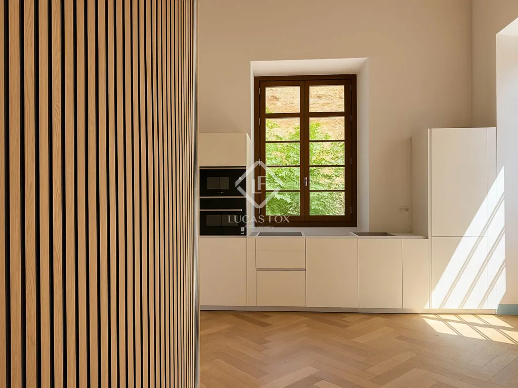 Cuisine - Studio Apartment with Pool in Malaga Este