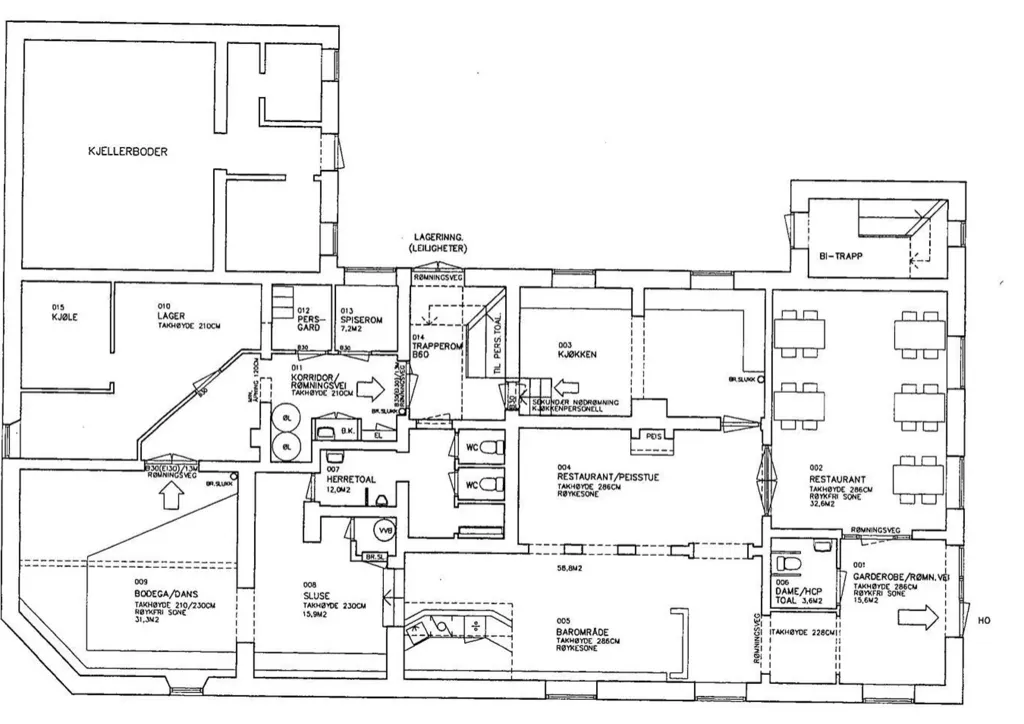 Plan - Restaurant with Waterfront in Svelvik