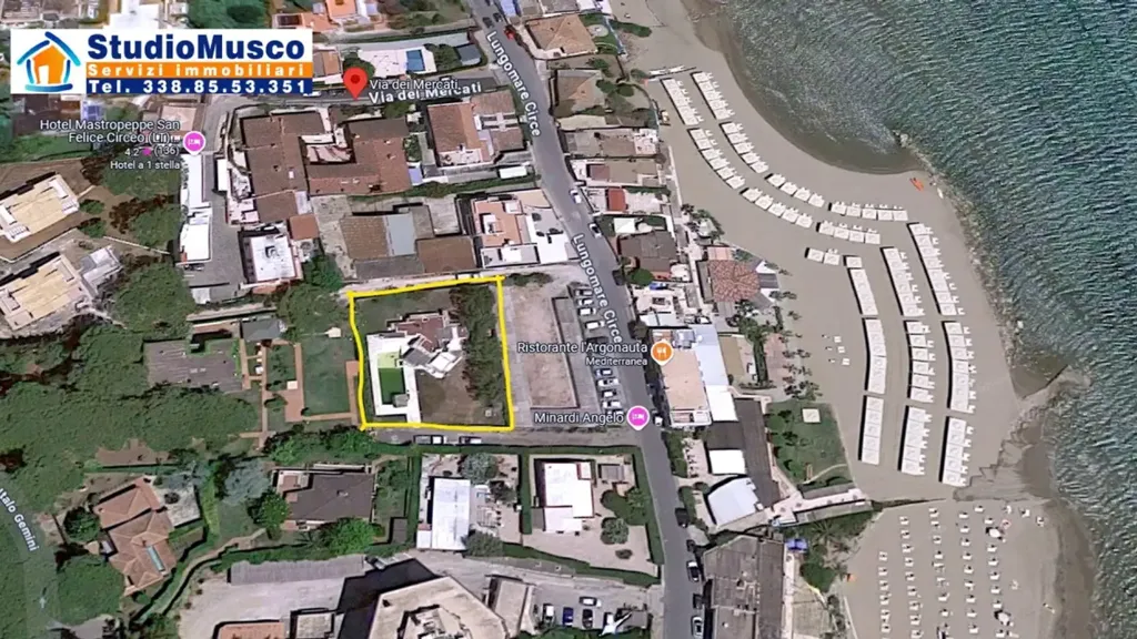 Rustic Villa with Sea View on Lungomare Circe