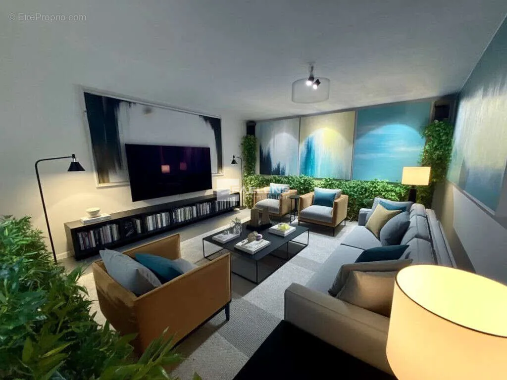 Séjour - Appartement T3 avec Parking à Lille Vauban