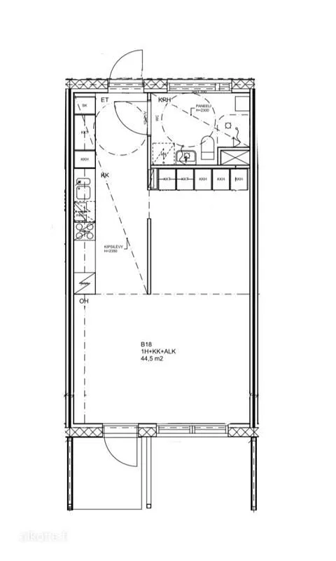 Plaan - Modern Apartment with Balcony in Kilo, Espoo